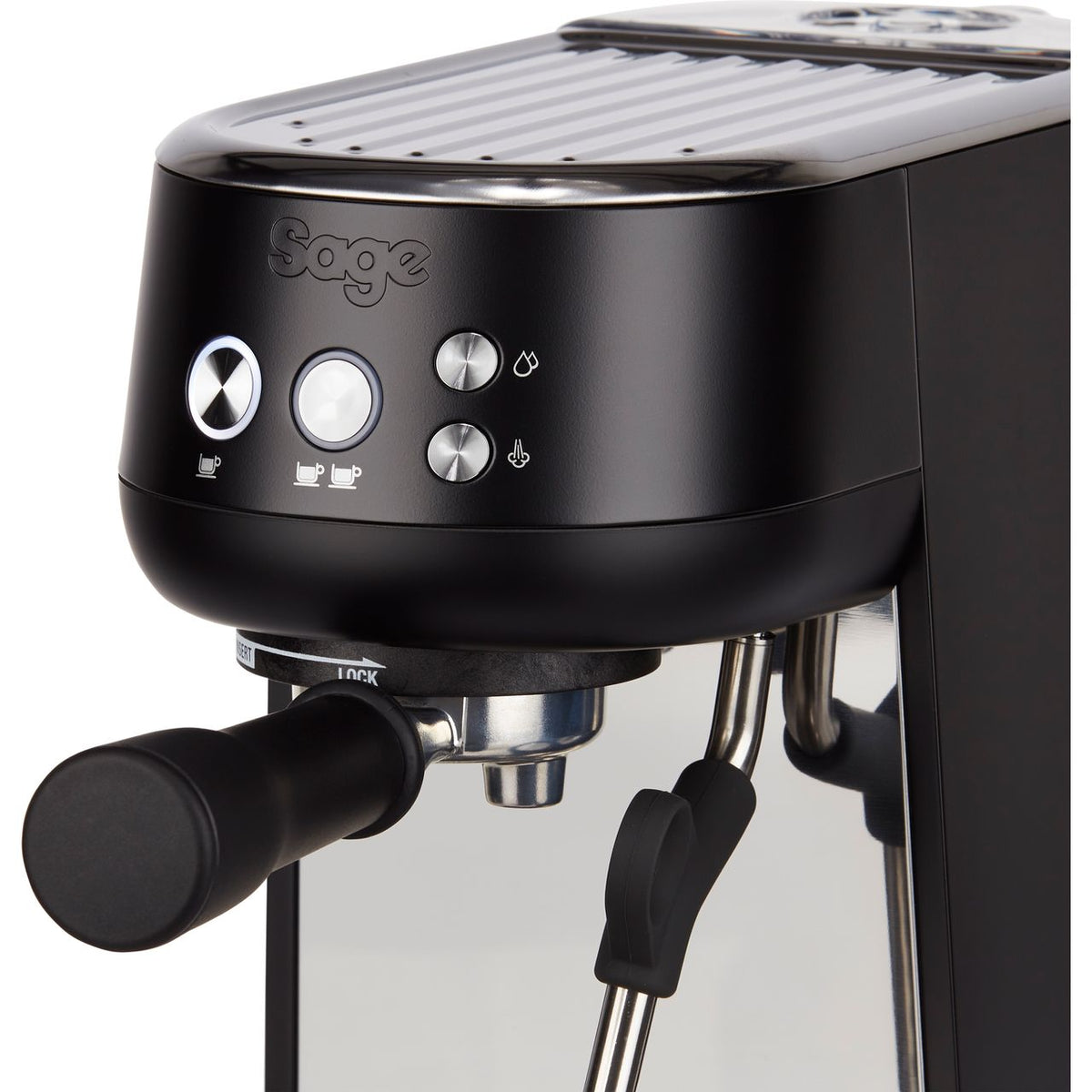 Sage The Bambino SES450BTR4GUK1 Espresso Coffee Machine - Black Truffle