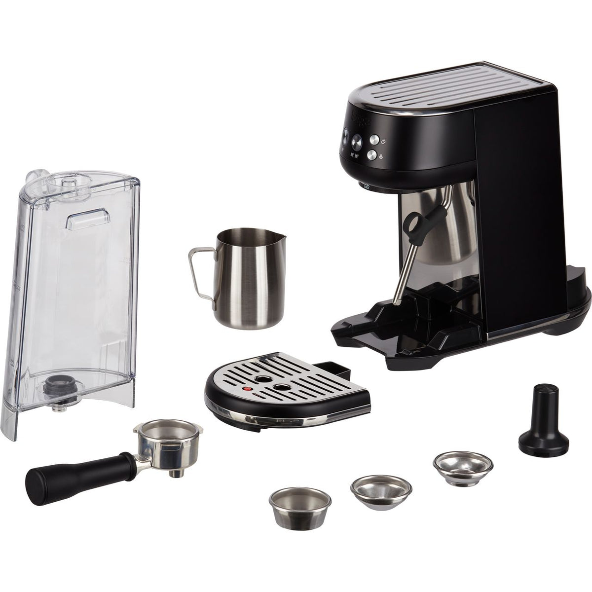 Sage The Bambino SES450BTR4GUK1 Espresso Coffee Machine - Black Truffle