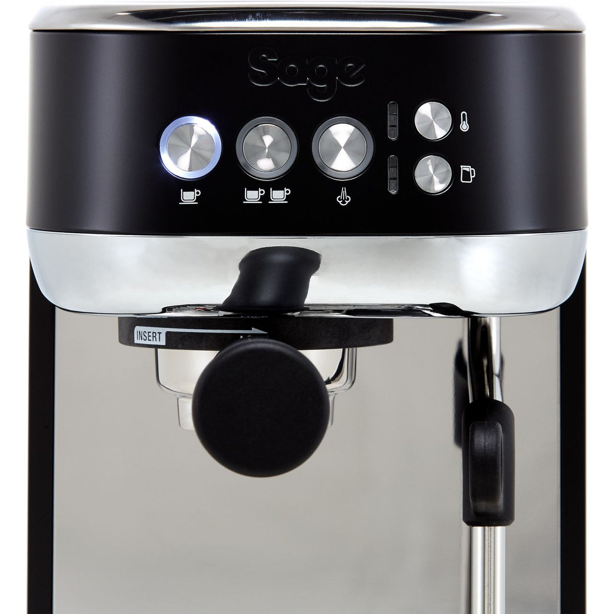 Sage The Bambino Plus SES500BTR Espresso Coffee Machine - Black Truffle