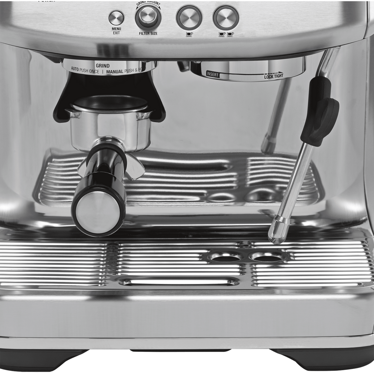 Sage The Barista Pro™ SES878BSS Espresso Coffee Machine with Integrated Burr Grinder - Brushed Stainless Steel