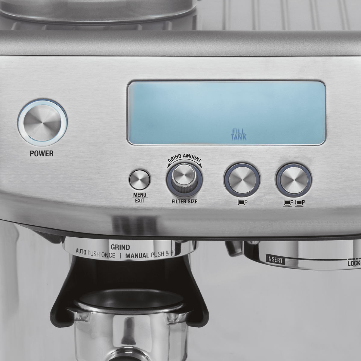 Sage The Barista Pro™ SES878BSS Espresso Coffee Machine with Integrated Burr Grinder - Brushed Stainless Steel