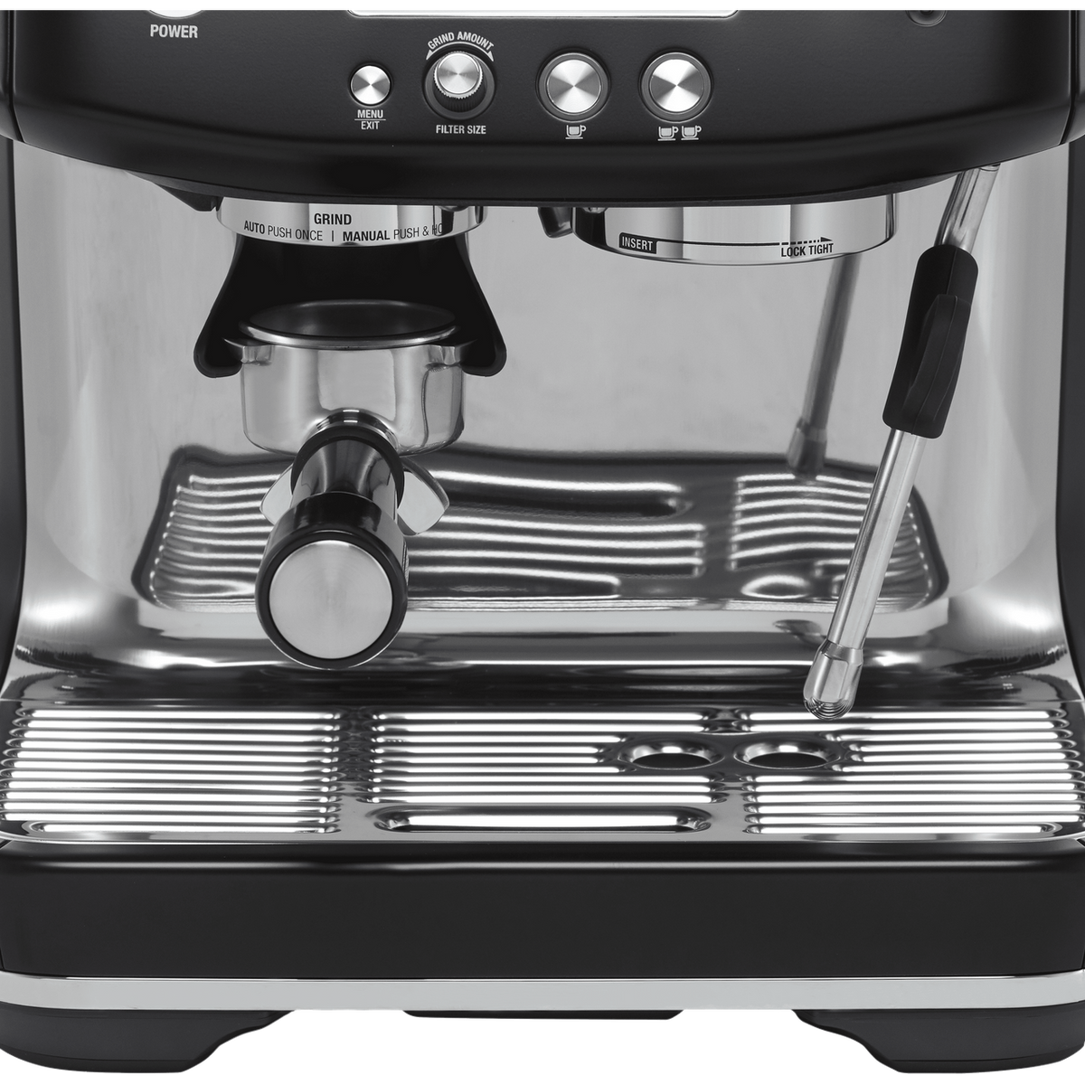 Sage The Barista Pro™ SES878BTR Espresso Coffee Machine with Integrated Burr Grinder - Black Truffle