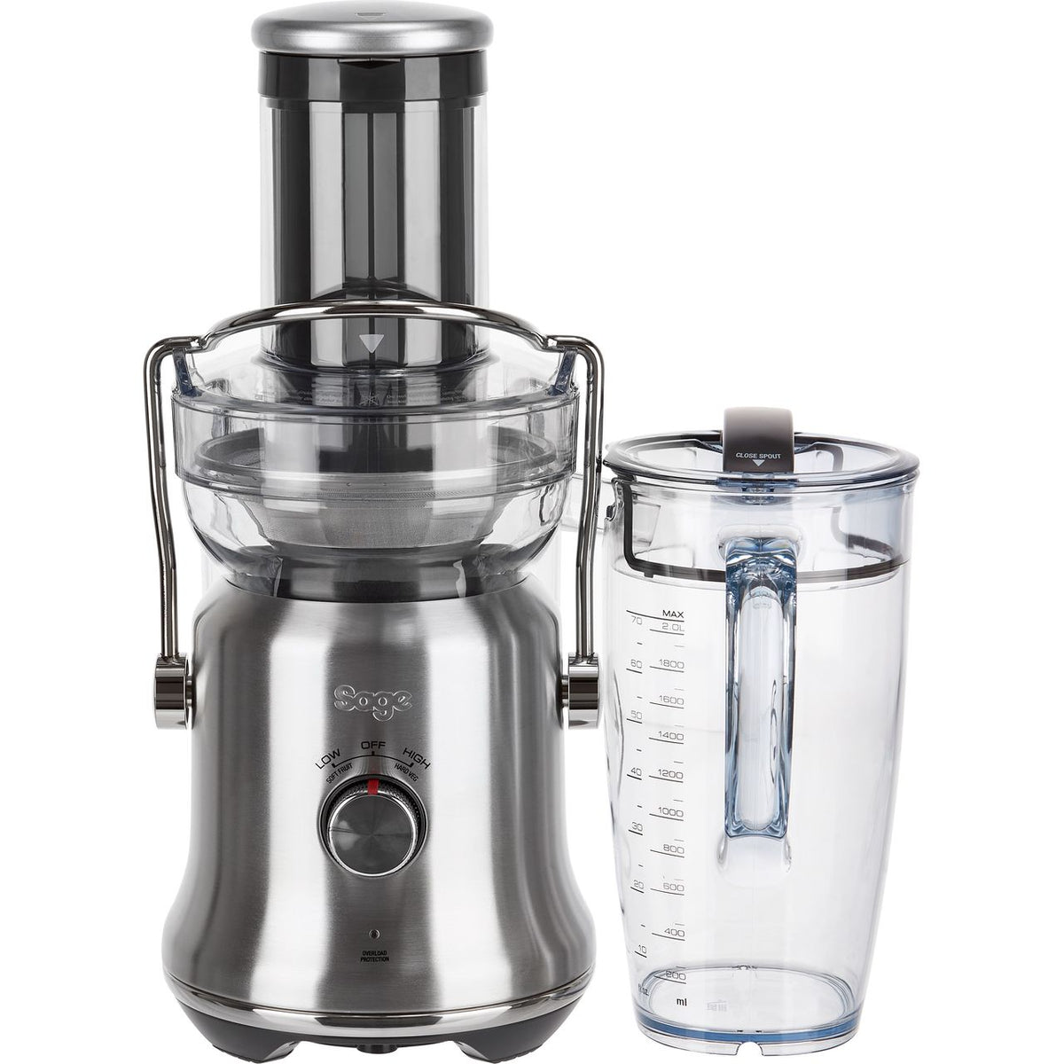 Sage Nutri Juicer® Cold Plus SJE530BSS Juicer - Brushed Stainless Steel