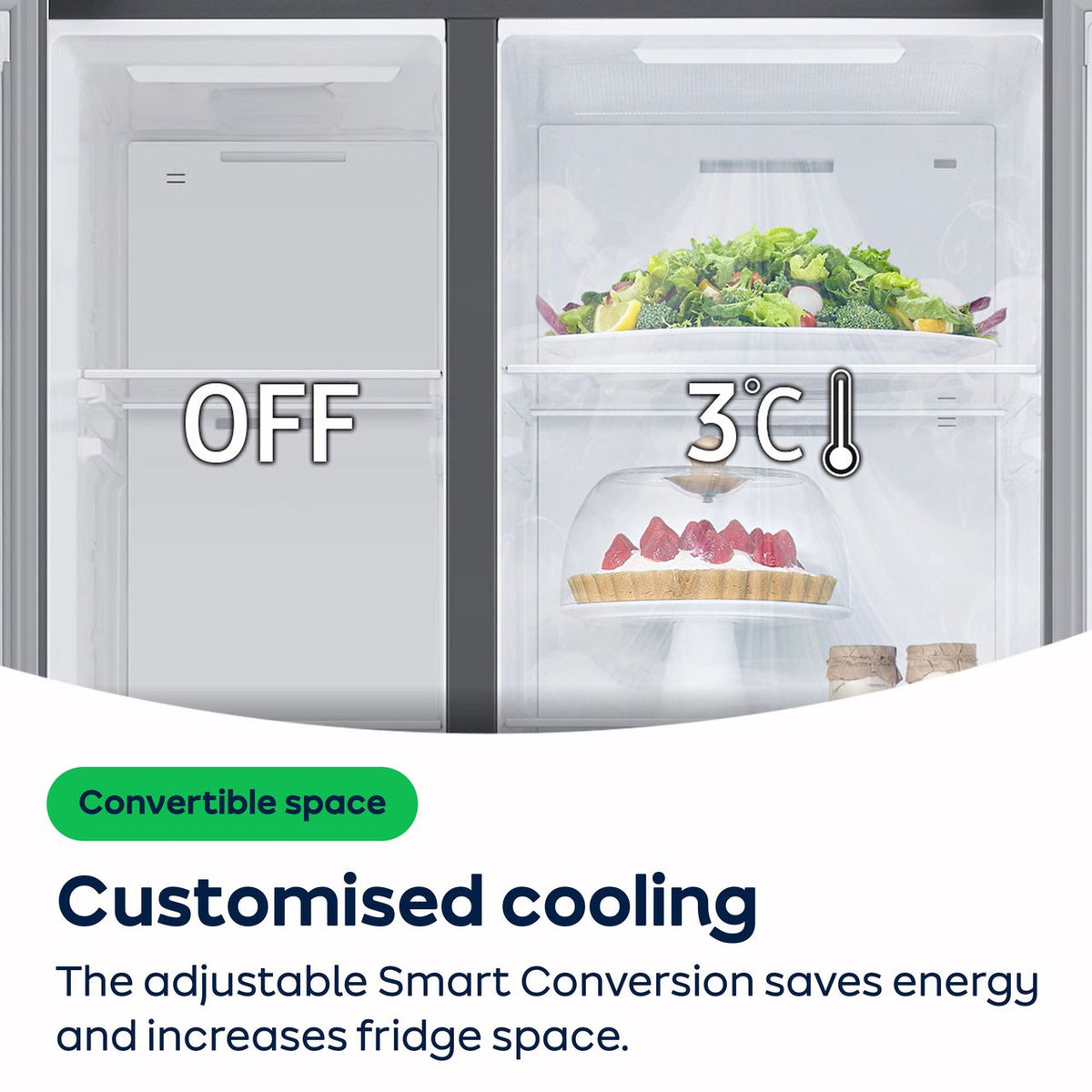 Samsung Series 9 Beverage Center™ RH69CG895DB1EU Wifi Connected Total No Frost American Fridge Freezer - Black