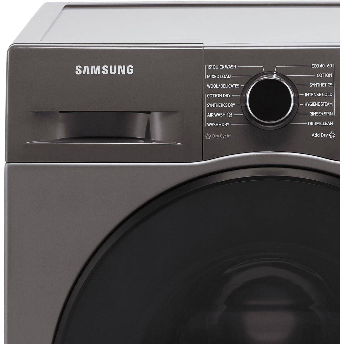 Samsung Series 5 ecobubble™ WD80TA046BX 8Kg - 5Kg Washer Dryer with 1400 rpm - Graphite - E Rated