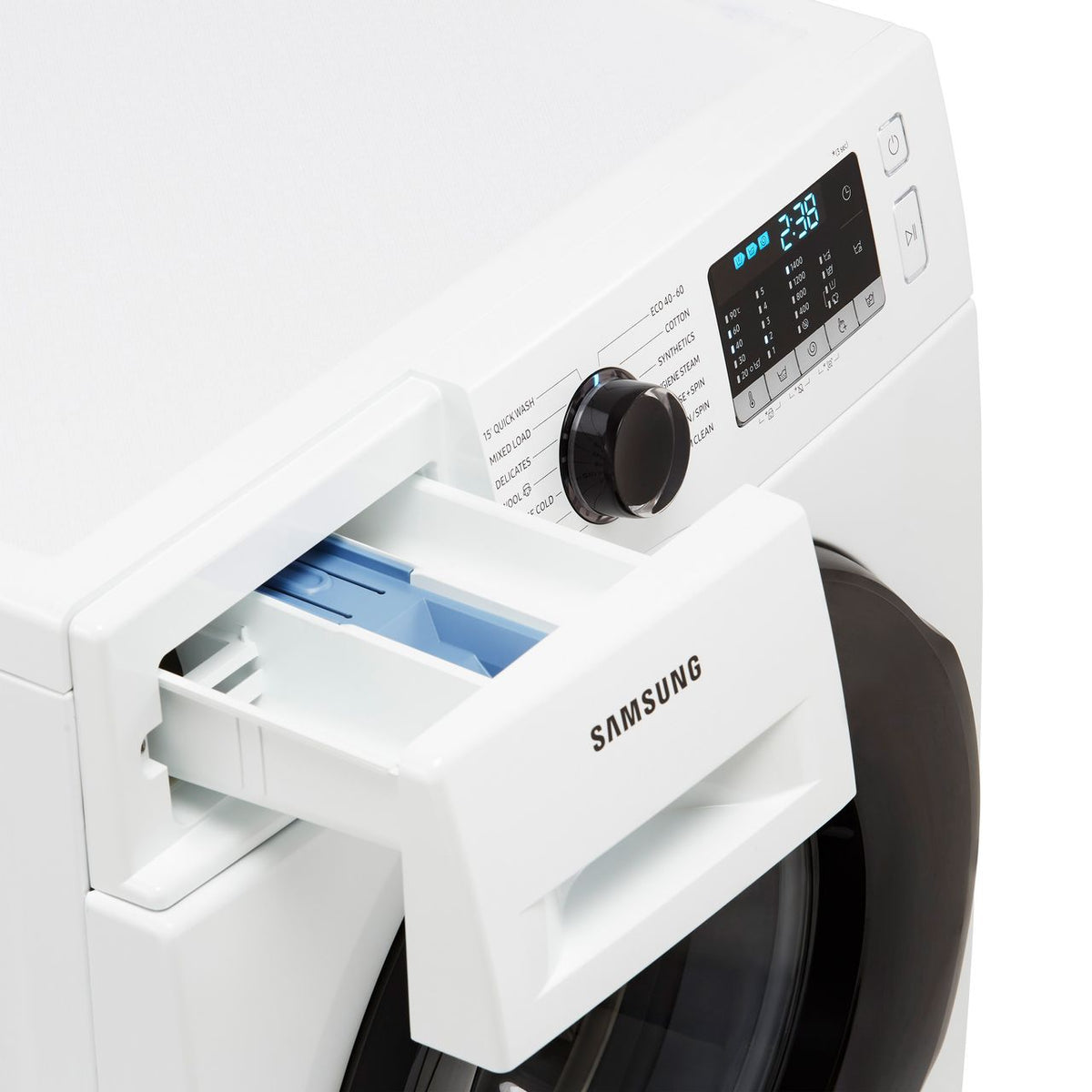 Samsung Series 5 ecobubble™ WW80TA046AE 8kg Washing Machine with 1400 rpm - White - B Rated