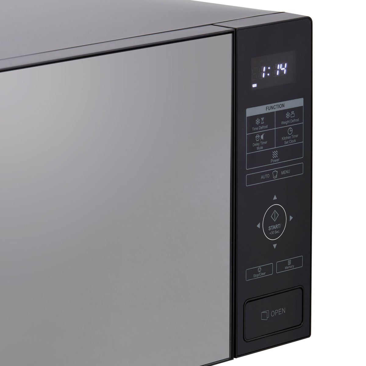 Sharp RBS232TB 23 Litre Microwave - Black Glass