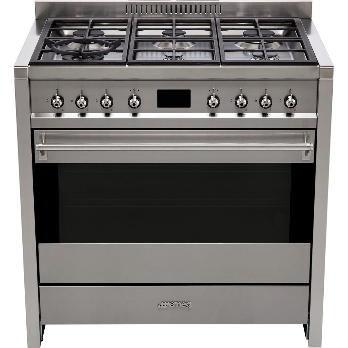 Smeg Opera A1-9 90cm Dual Fuel Range Cooker - Stainless Steel - A+ Rated