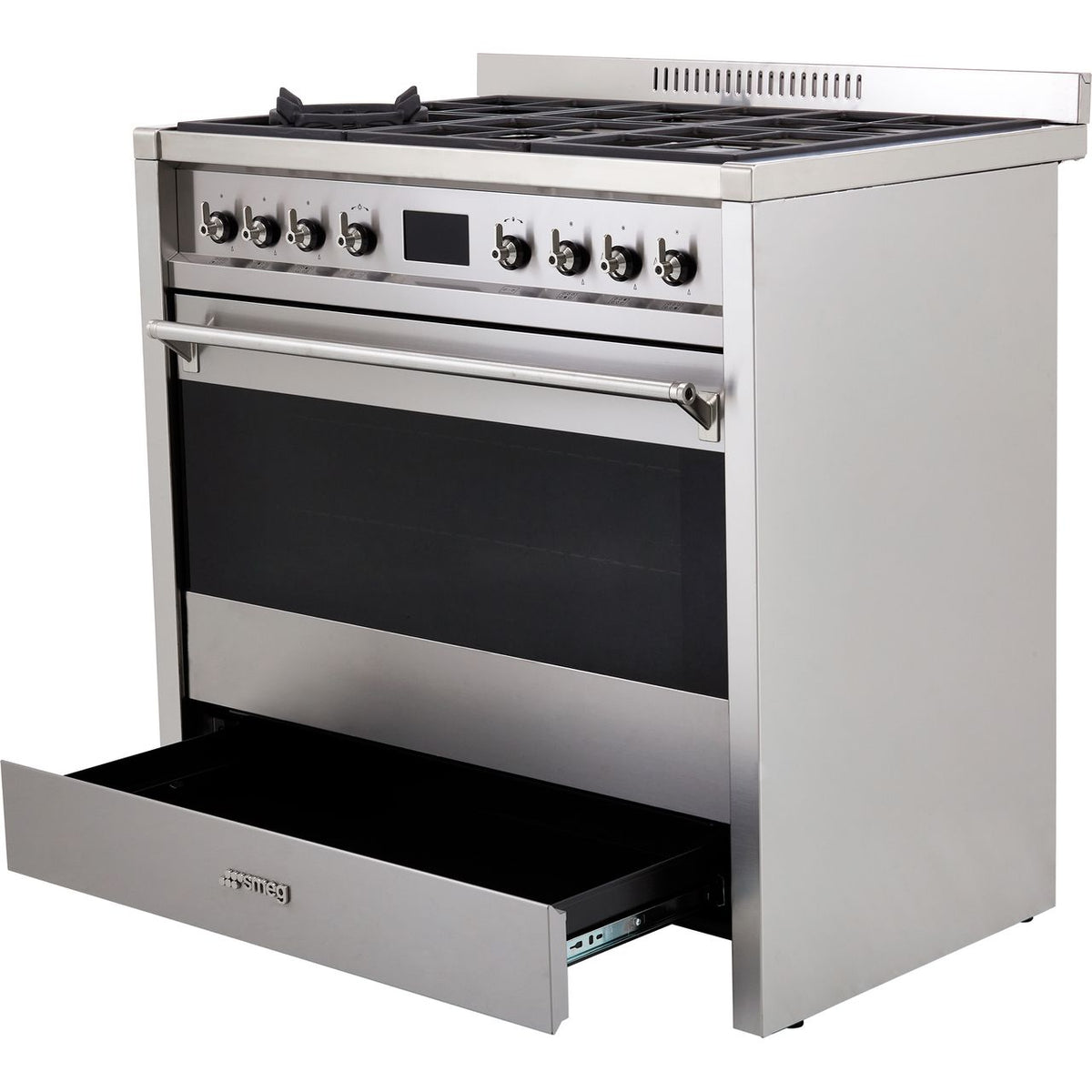 Smeg Opera A1-9 90cm Dual Fuel Range Cooker - Stainless Steel - A+ Rated