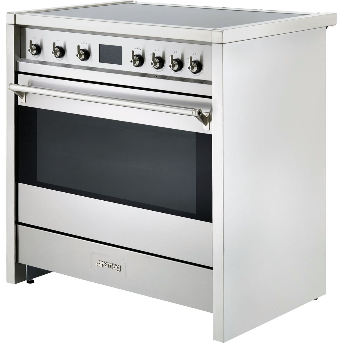 Smeg Opera A1PYID-9 90cm Electric Range Cooker with Induction Hob - Stainless Steel - A+ Rated