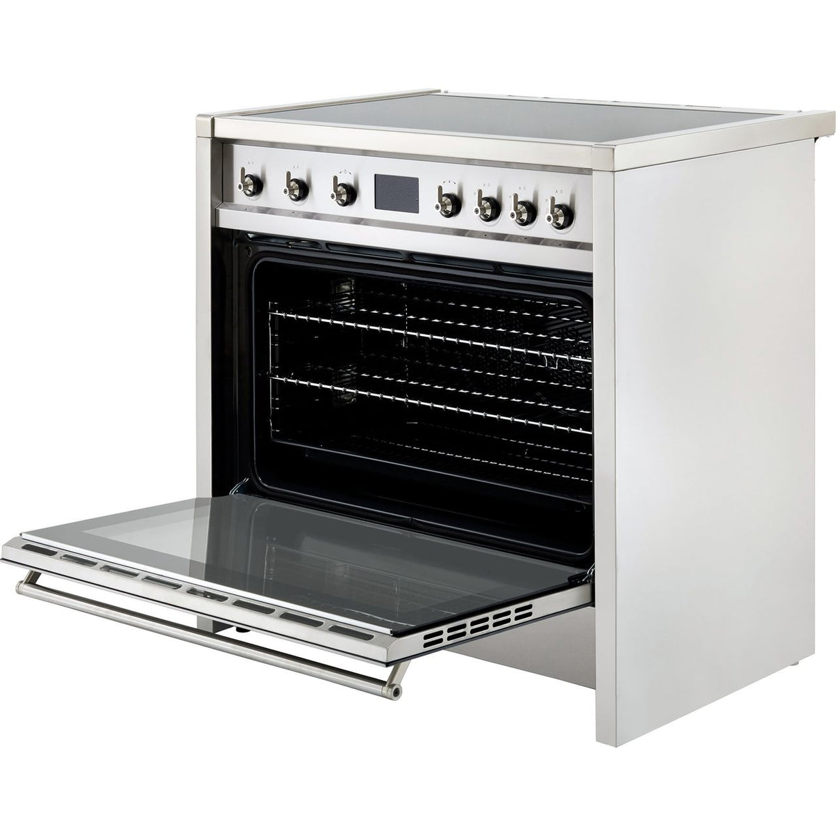 Smeg Opera A1PYID-9 90cm Electric Range Cooker with Induction Hob - Stainless Steel - A+ Rated