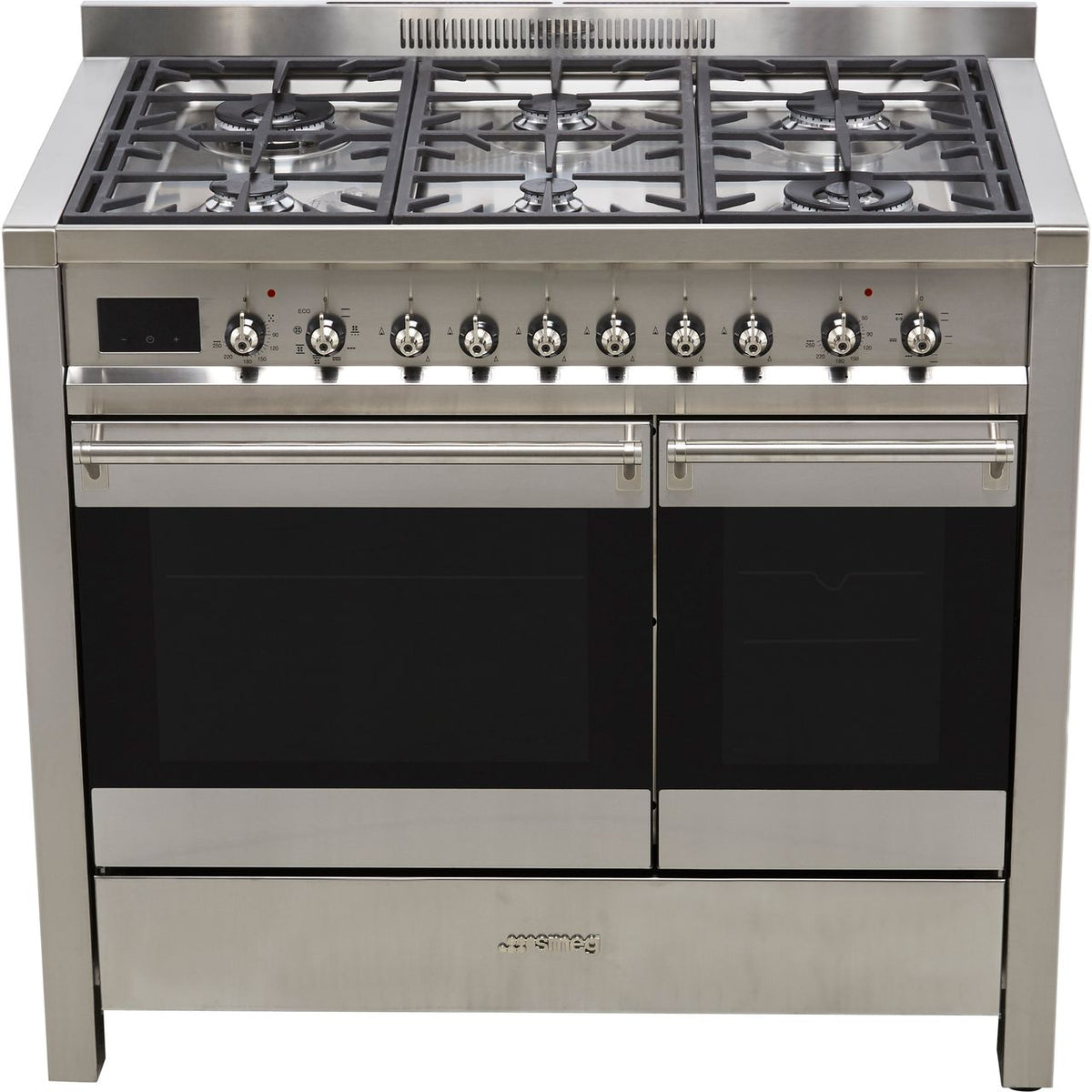 Smeg Opera A2-81 100cm Dual Fuel Range Cooker - Stainless Steel - A-B Rated