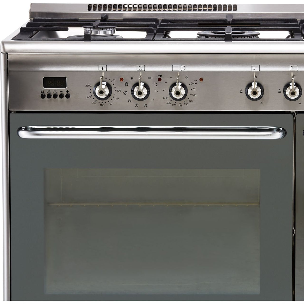 Smeg CG92PX9 90cm Dual Fuel Range Cooker - Stainless Steel - A-A Rated