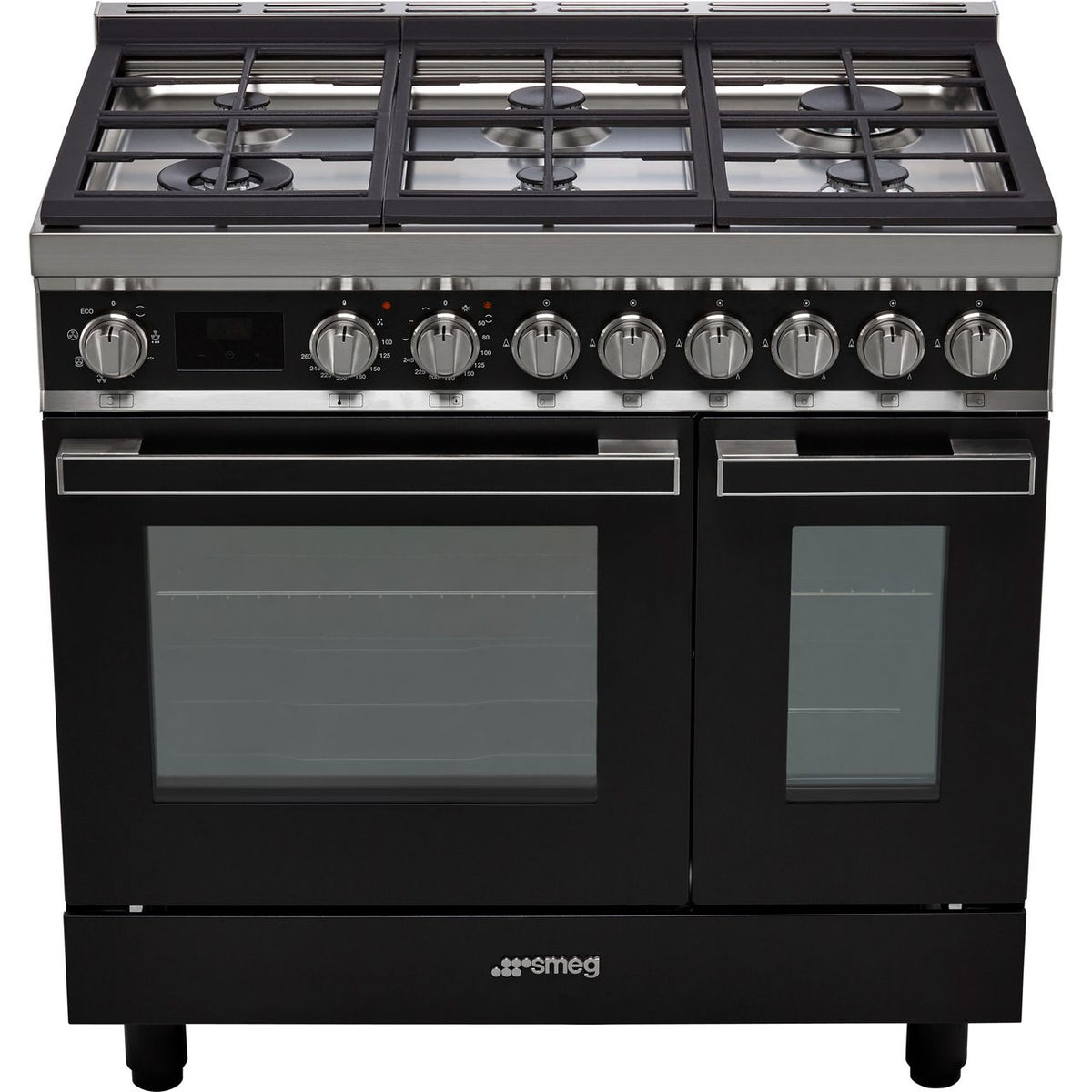 Smeg Portofino CPF92GMA Dual Fuel Range Cooker - Anthracite - A-A Rated