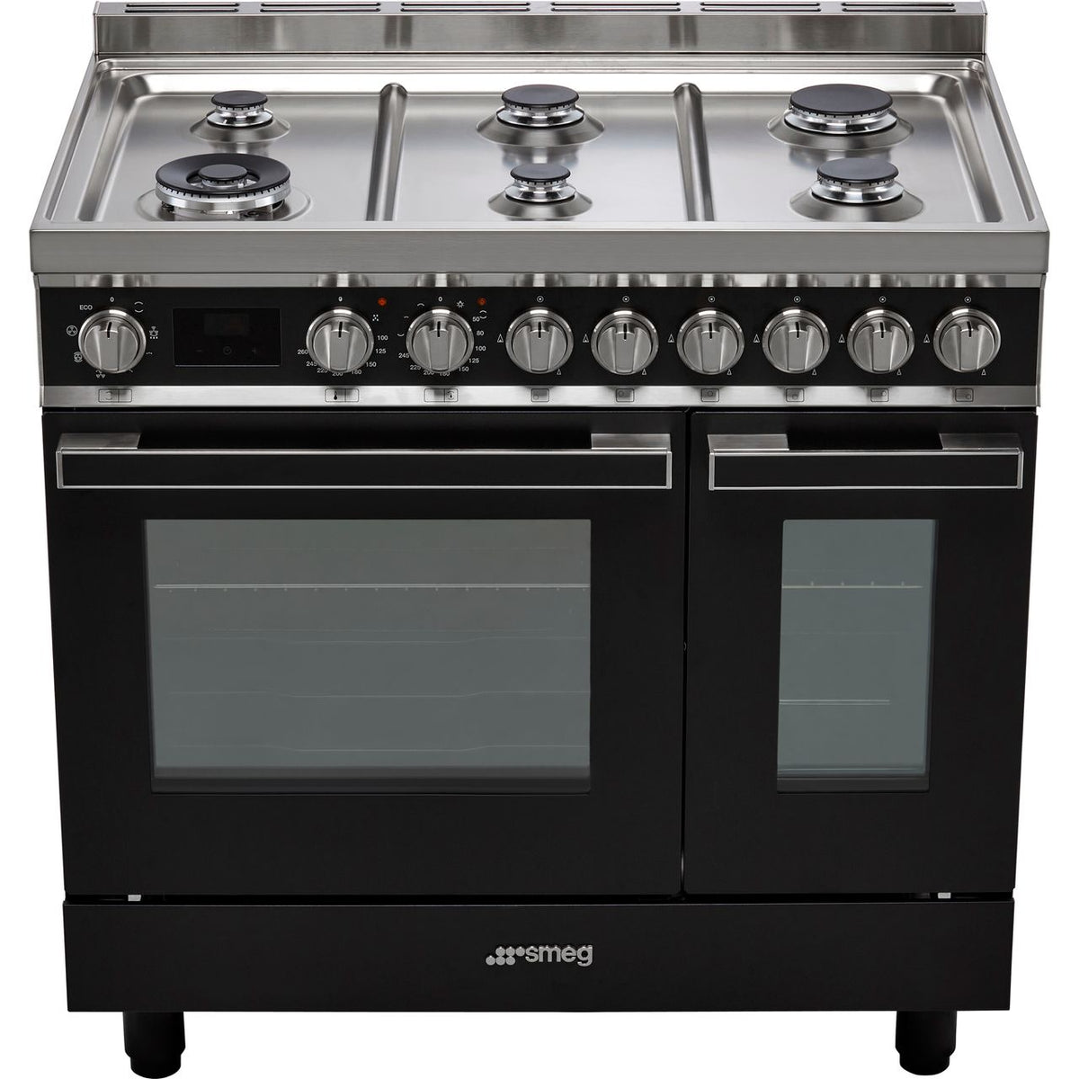 Smeg Portofino CPF92GMA Dual Fuel Range Cooker - Anthracite - A-A Rated