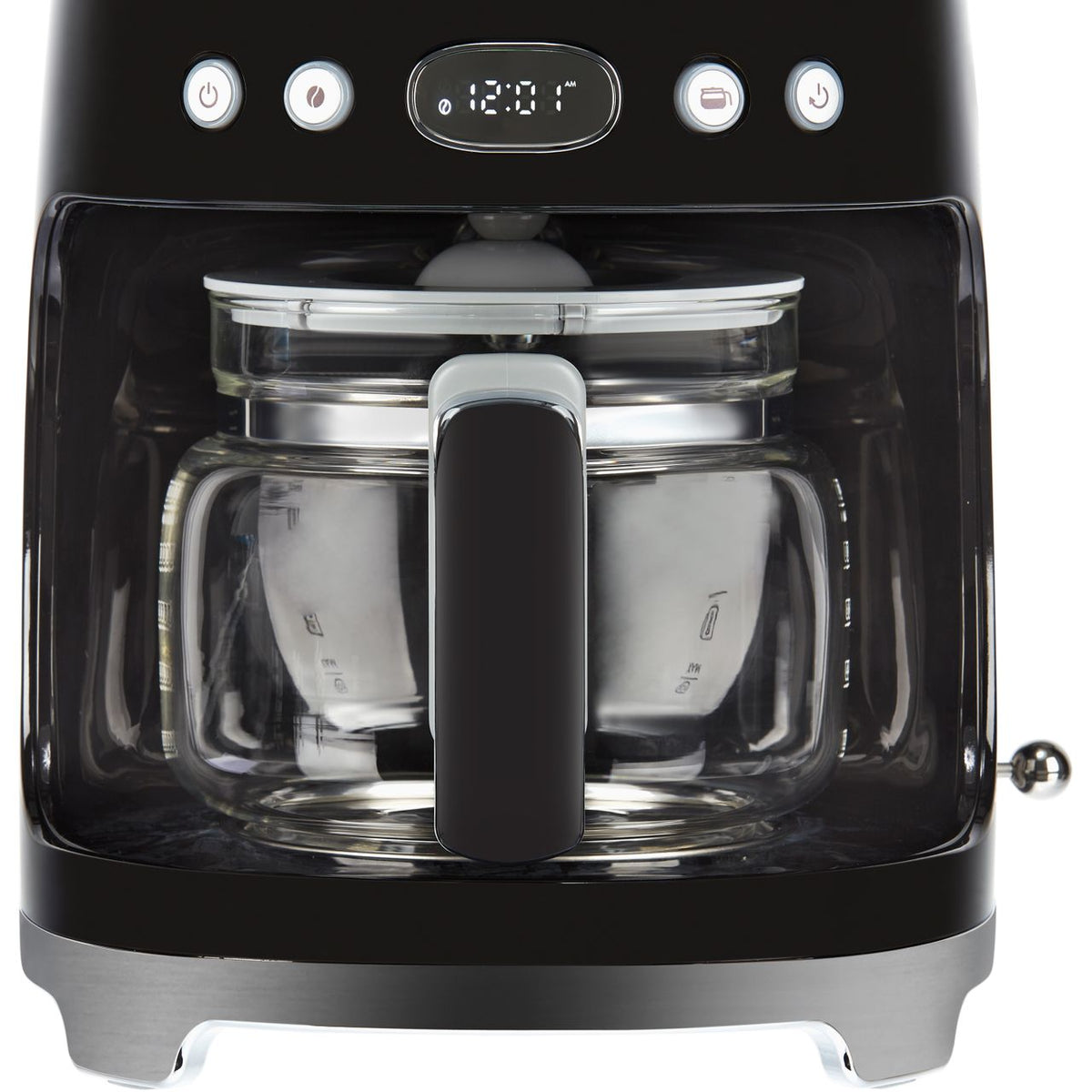 Smeg 50's Retro DCF02BLUK Filter Coffee Machine with Timer - Black