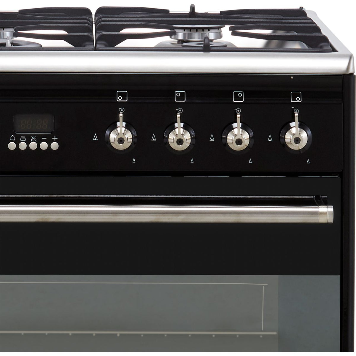 Smeg Concert SUK61MBL9 60cm Dual Fuel Cooker - Black - A Rated