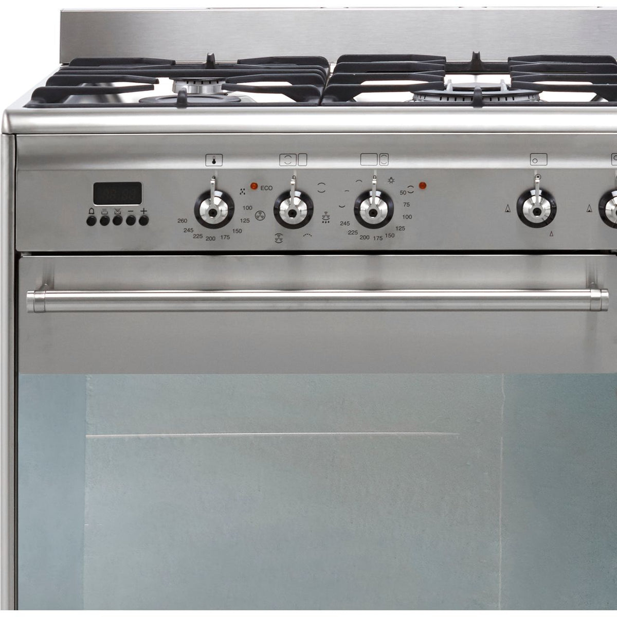 Smeg Concert SUK92MX9-1 90cm Dual Fuel Range Cooker - Stainless Steel - A-A Rated