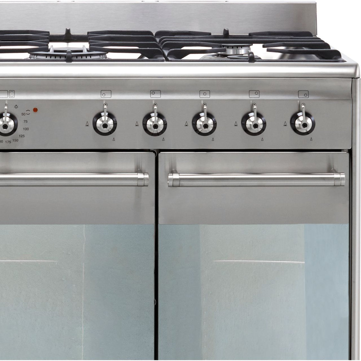 Smeg Concert SUK92MX9-1 90cm Dual Fuel Range Cooker - Stainless Steel - A-A Rated