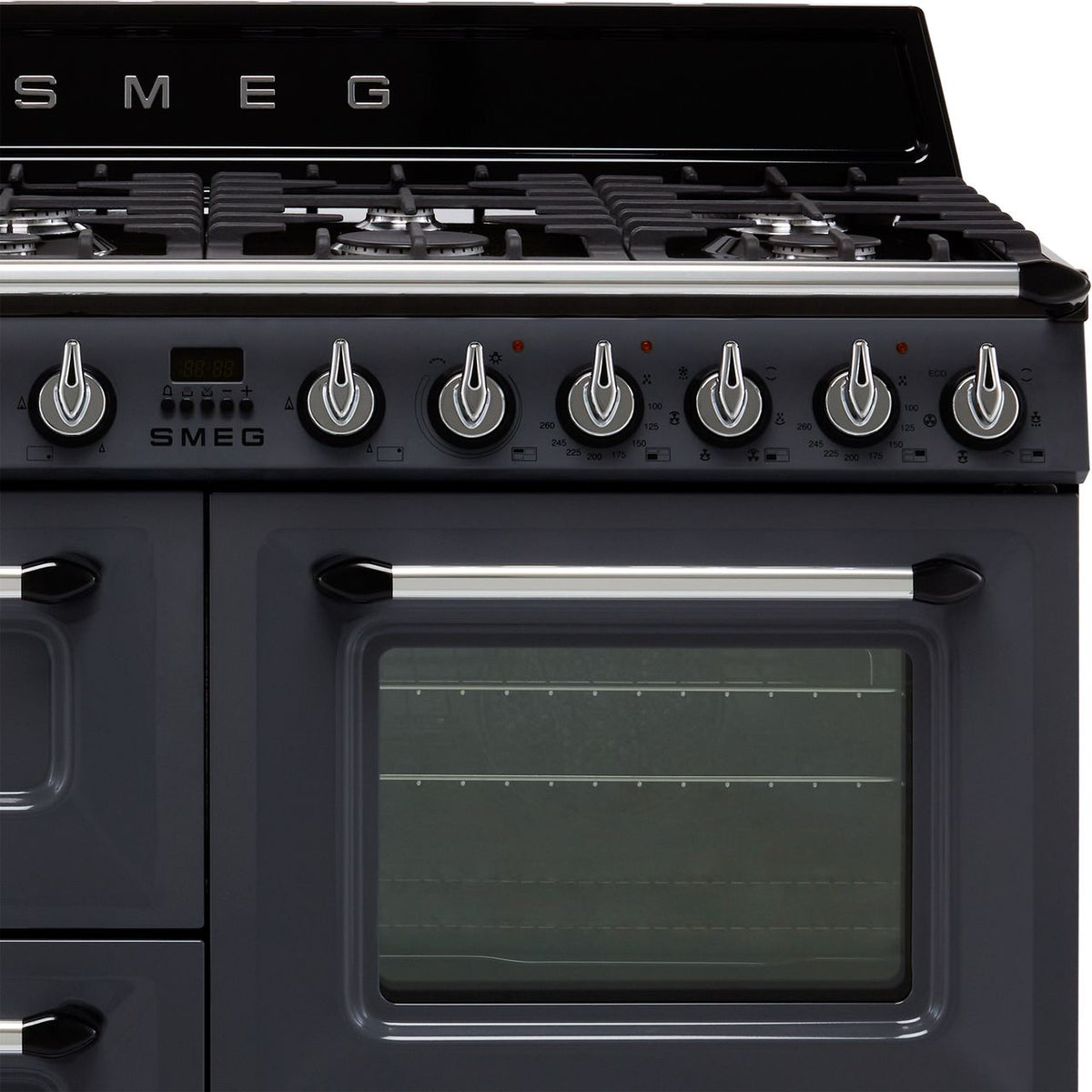 Smeg Victoria TR4110GR 110cm Dual Fuel Range Cooker - Slate - A-A Rated