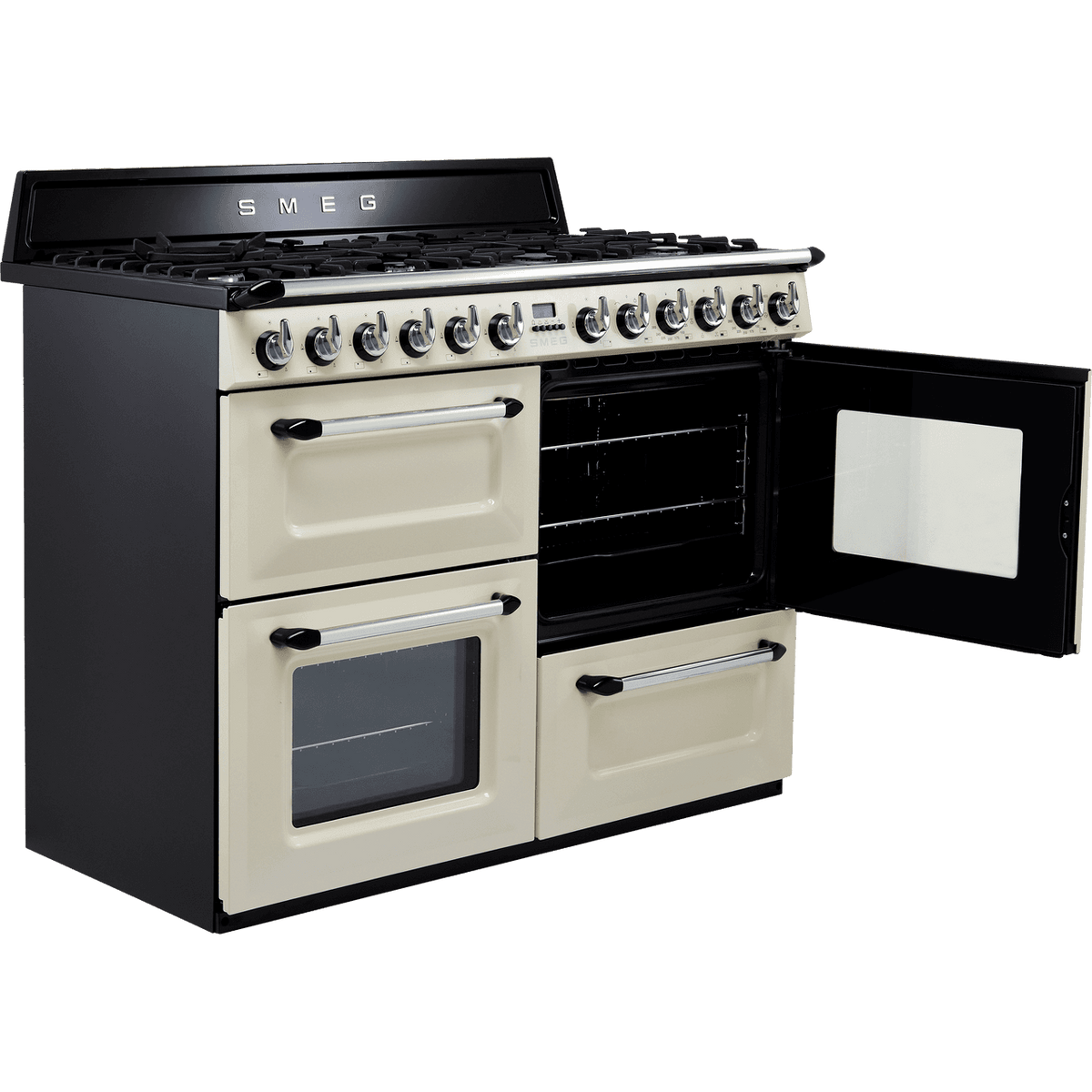 Smeg Victoria TR4110P1 110cm Dual Fuel Range Cooker - Cream - A-A Rated