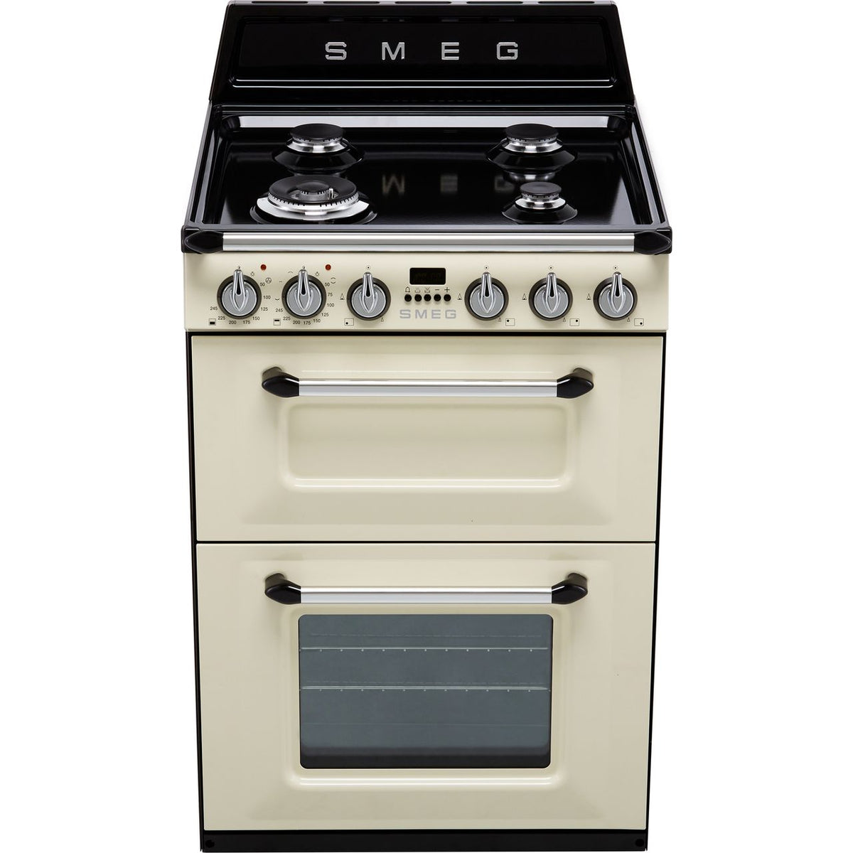 Smeg Victoria TR62P Dual Fuel Cooker - Cream - A-A Rated