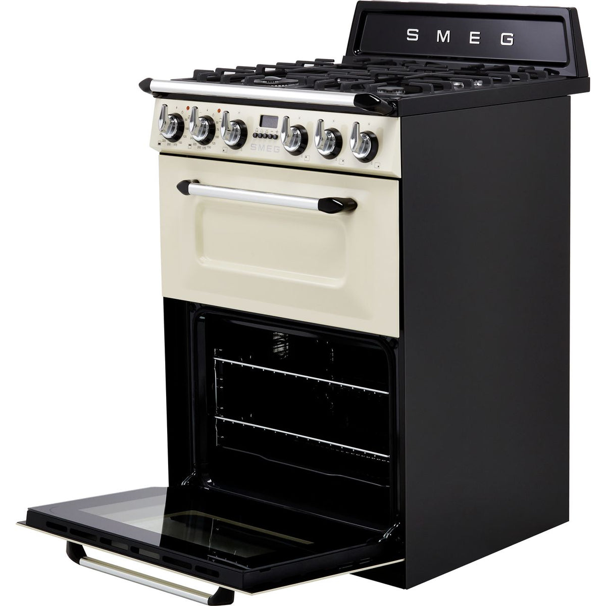 Smeg Victoria TR62P Dual Fuel Cooker - Cream - A-A Rated