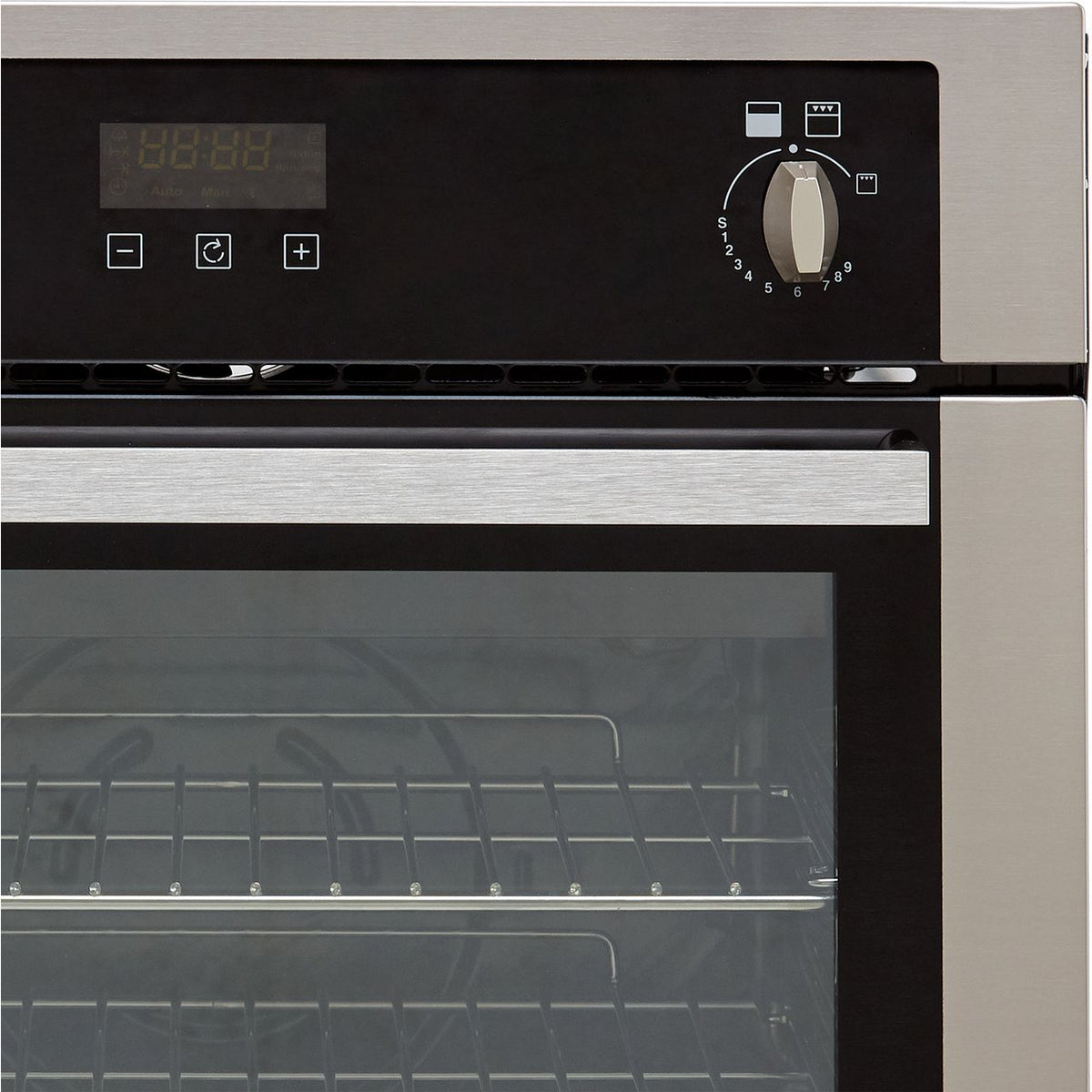 Stoves ST BI600G Built In Gas Single Oven with Full Width Electric Grill - Stainless Steel - A+ Rated