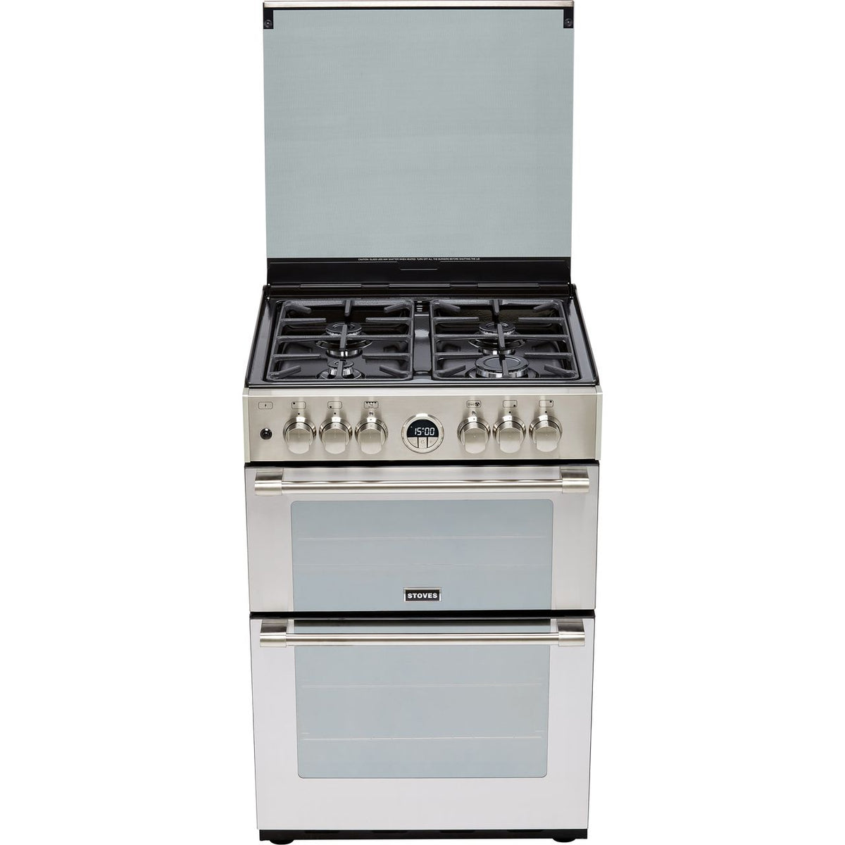 Stoves Sterling STERLING600DF 60cm Dual Fuel Cooker - Stainless Steel - A-A Rated