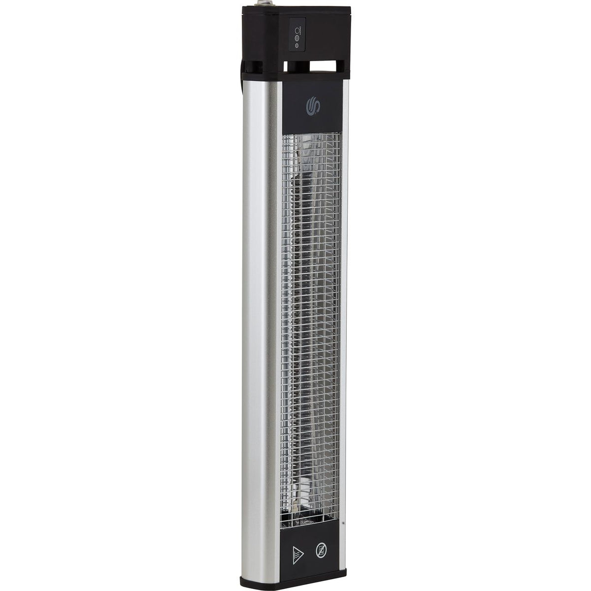 Swan Al Fresco SH16340N Wall Mounted Electric Patio Heater With Remote Control 1800W - Black