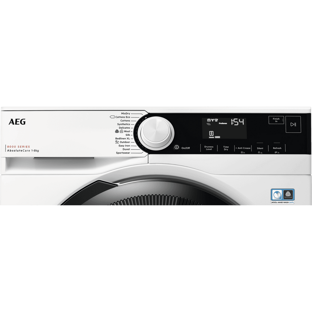 AEG AbsoluteCare Technology TR838P4B 8Kg Heat Pump Tumble Dryer - White - A++ Rated