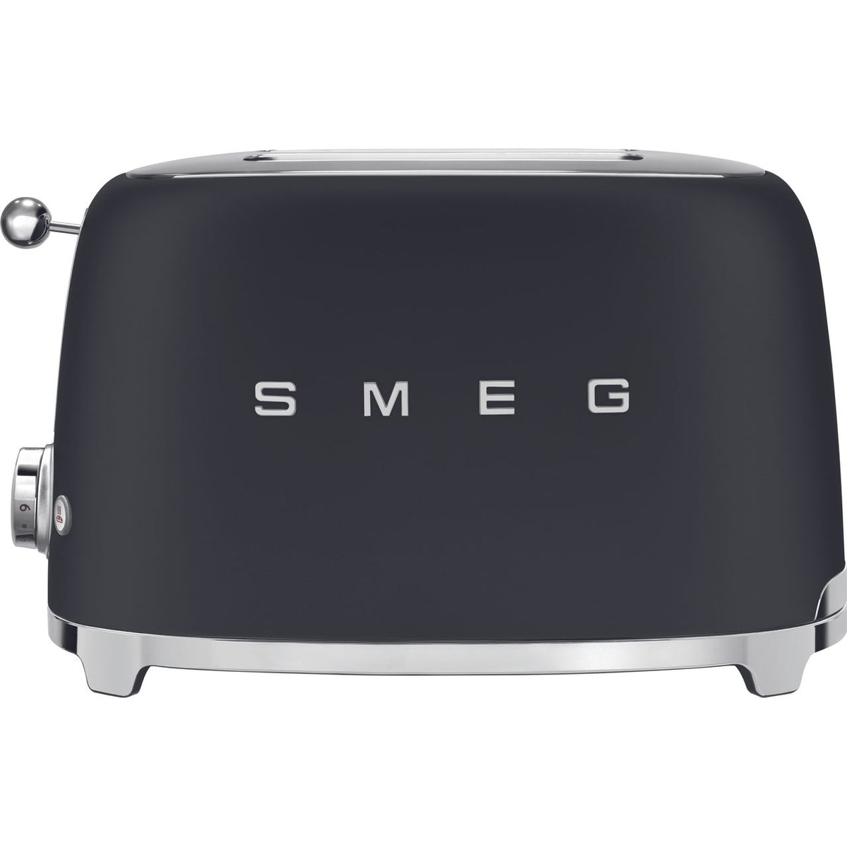 Smeg 50's Retro TSF01BLMUK 2 Slice Toaster - Matte Black