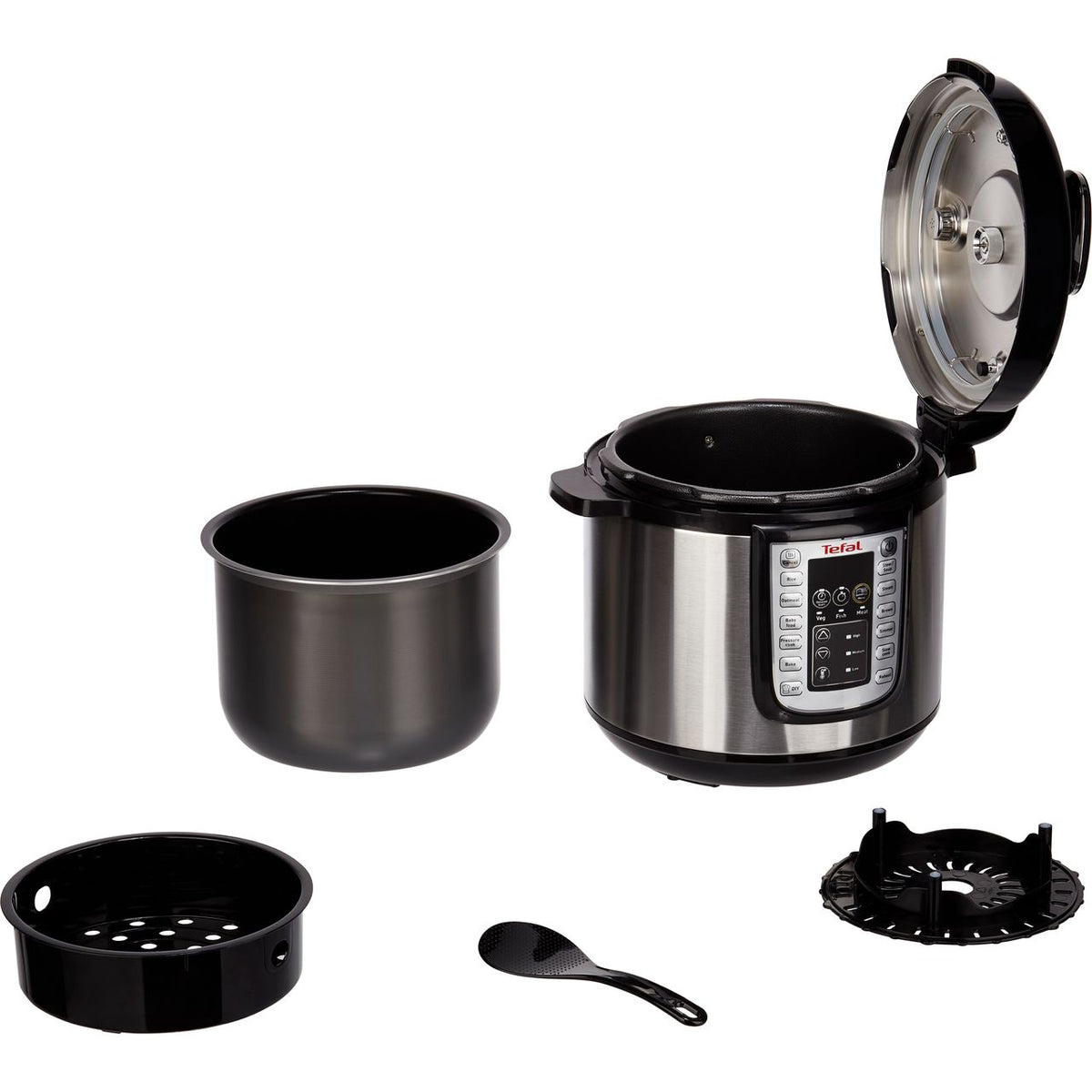 Tefal All in One CY505E40 6 Litre Pressure Cooker - Black