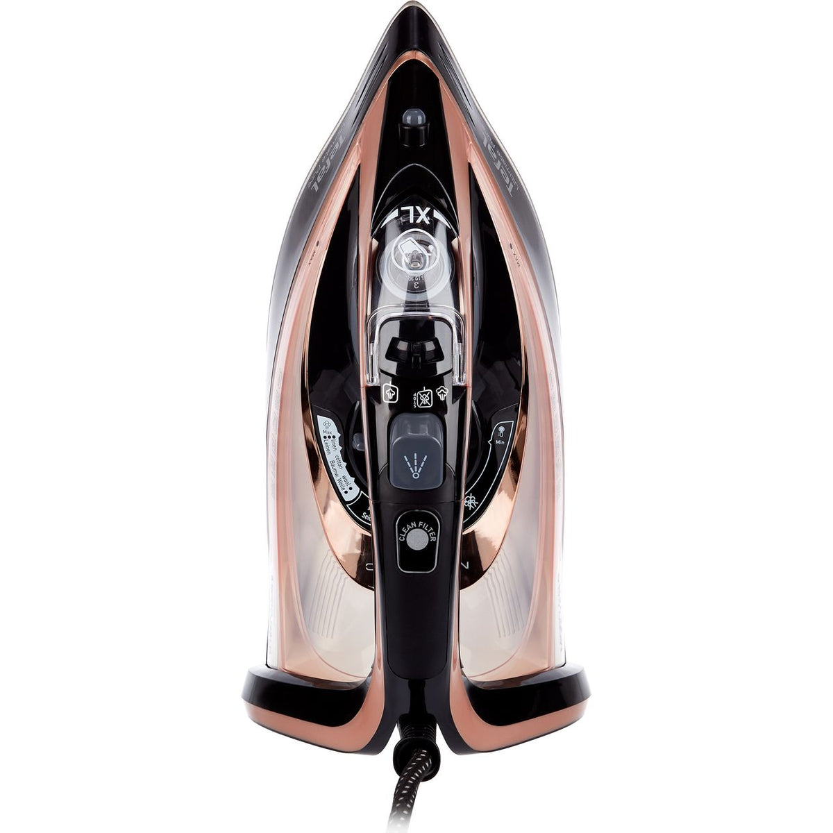 Tefal Ultimate Pure FV9845 3100 Watt Iron -Black - Rose Gold