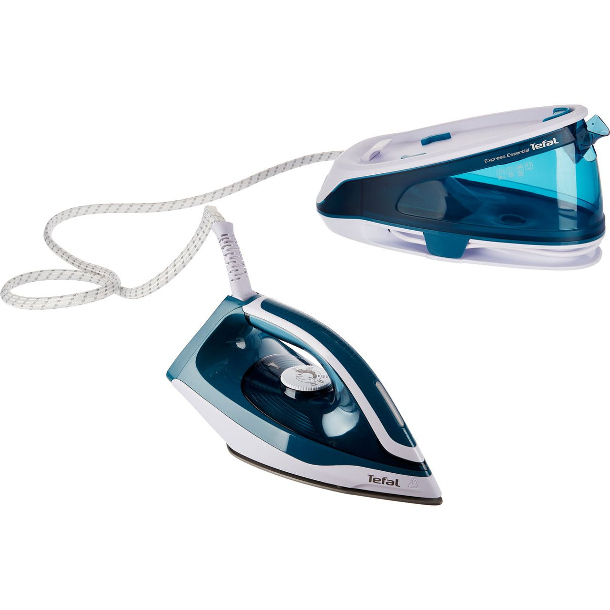 Tefal Express Essential SV6115G0 Pressurised Steam Generator Iron - White - Teal