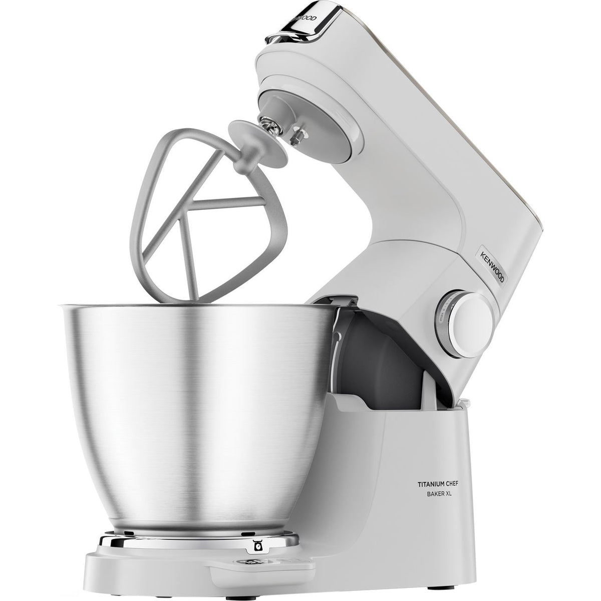 Kenwood Chef KVL65.001WH Stand Mixer with 6.7 Litre Bowl - White