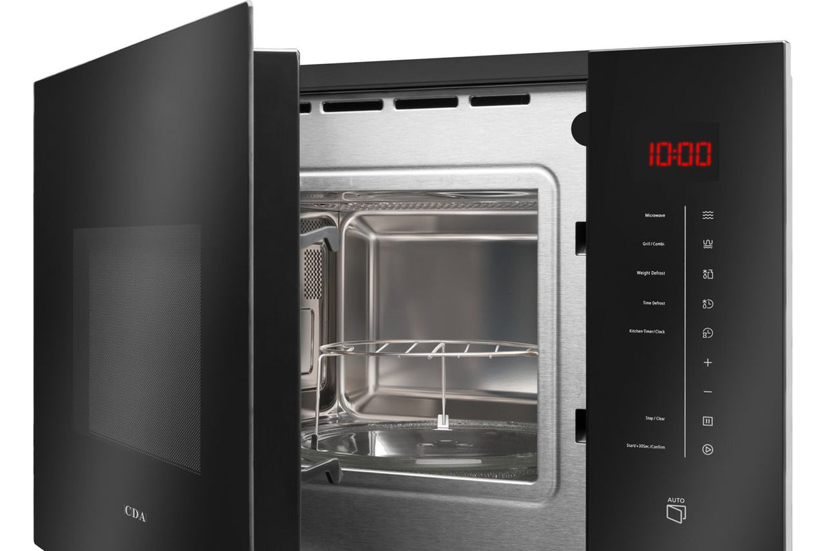 CDA VP400BL Built In Microwave With Grill - Black