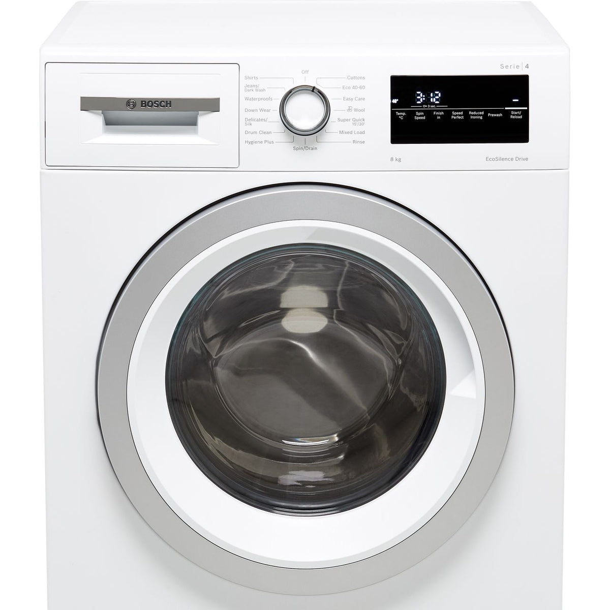 Bosch Series 4 WAN28250GB 8kg Washing Machine with 1400 rpm - White - A Rated