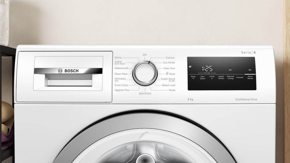 Bosch Series 4 WAN28250GB 8kg Washing Machine with 1400 rpm - White - A Rated