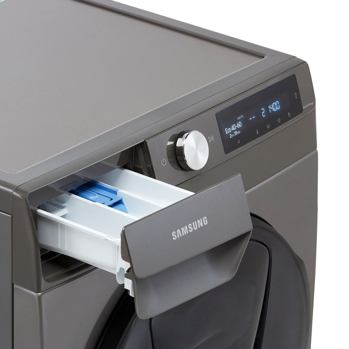 Samsung Series 6 AddWash™ WD90T654DBN Wifi Connected 9Kg - 6Kg Washer Dryer with 1400 rpm - Graphite - E Rated