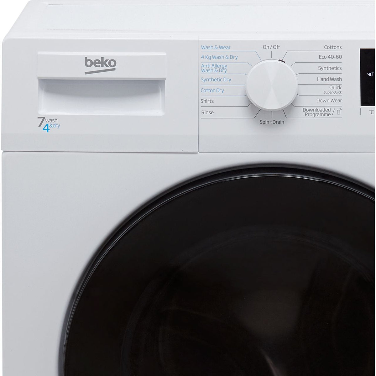 Beko WDL742431W 7Kg - 4Kg Washer Dryer with 1200 rpm - White - E Rated