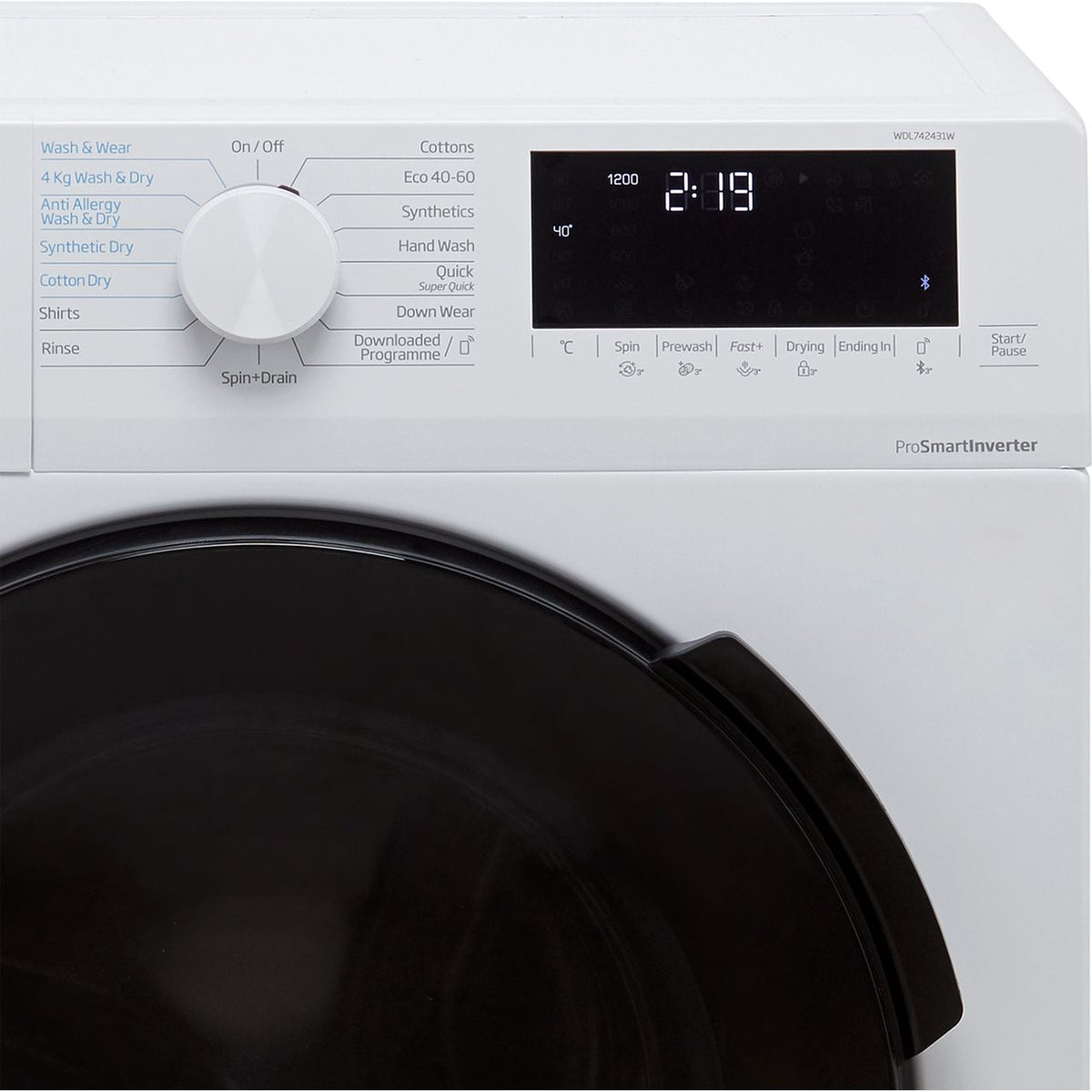 Beko WDL742431W 7Kg - 4Kg Washer Dryer with 1200 rpm - White - E Rated