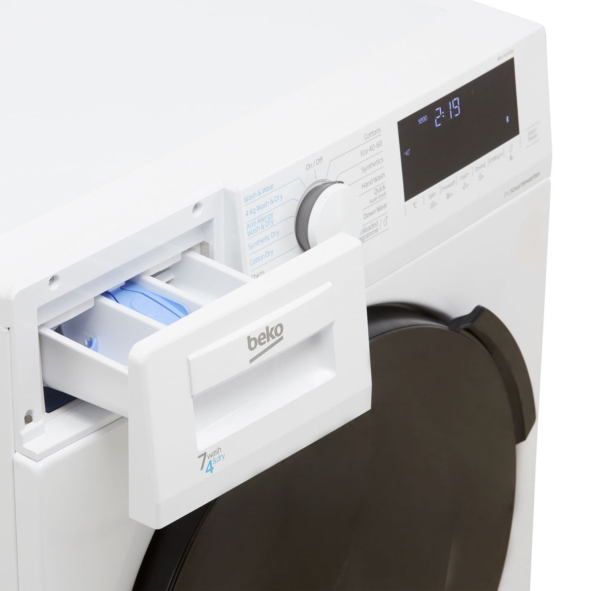 Beko WDL742431W 7Kg - 4Kg Washer Dryer with 1200 rpm - White - E Rated