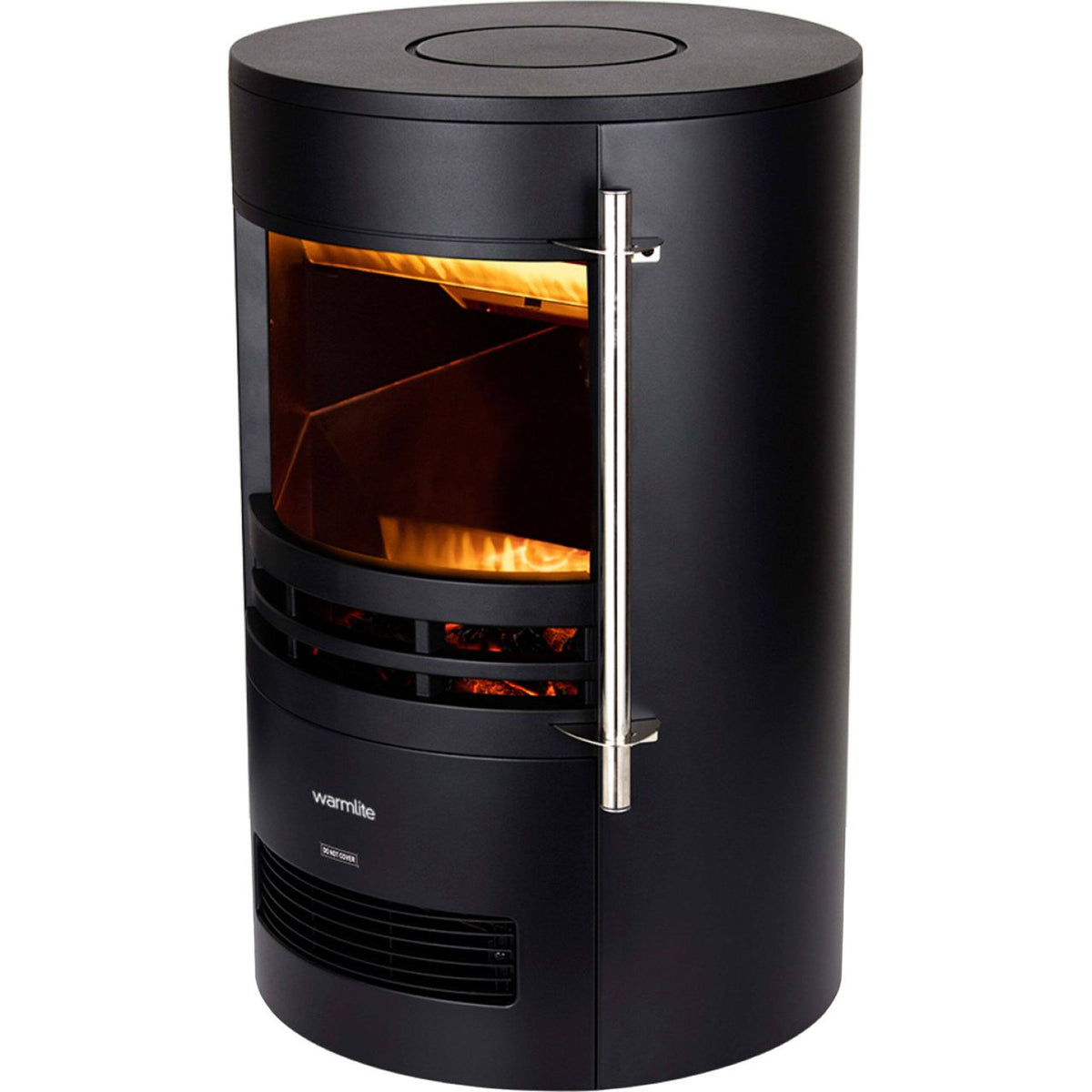 Warmlite Elmswell WL46022 Log Effect Electric Stove - Black