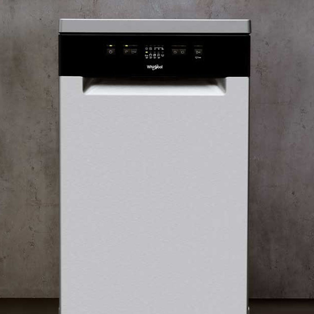 Whirlpool WSFE2B19XUKN Slimline Dishwasher - Stainless Steel - F Rated