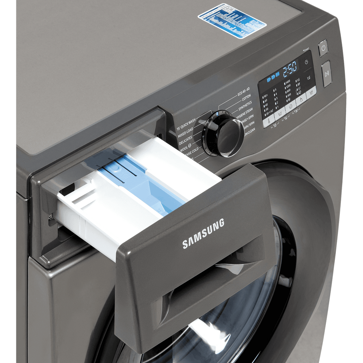 Samsung Series 5 SpaceMax WW11BGA046AX 11kg Washing Machine with 1400 rpm - Graphite - A Rated