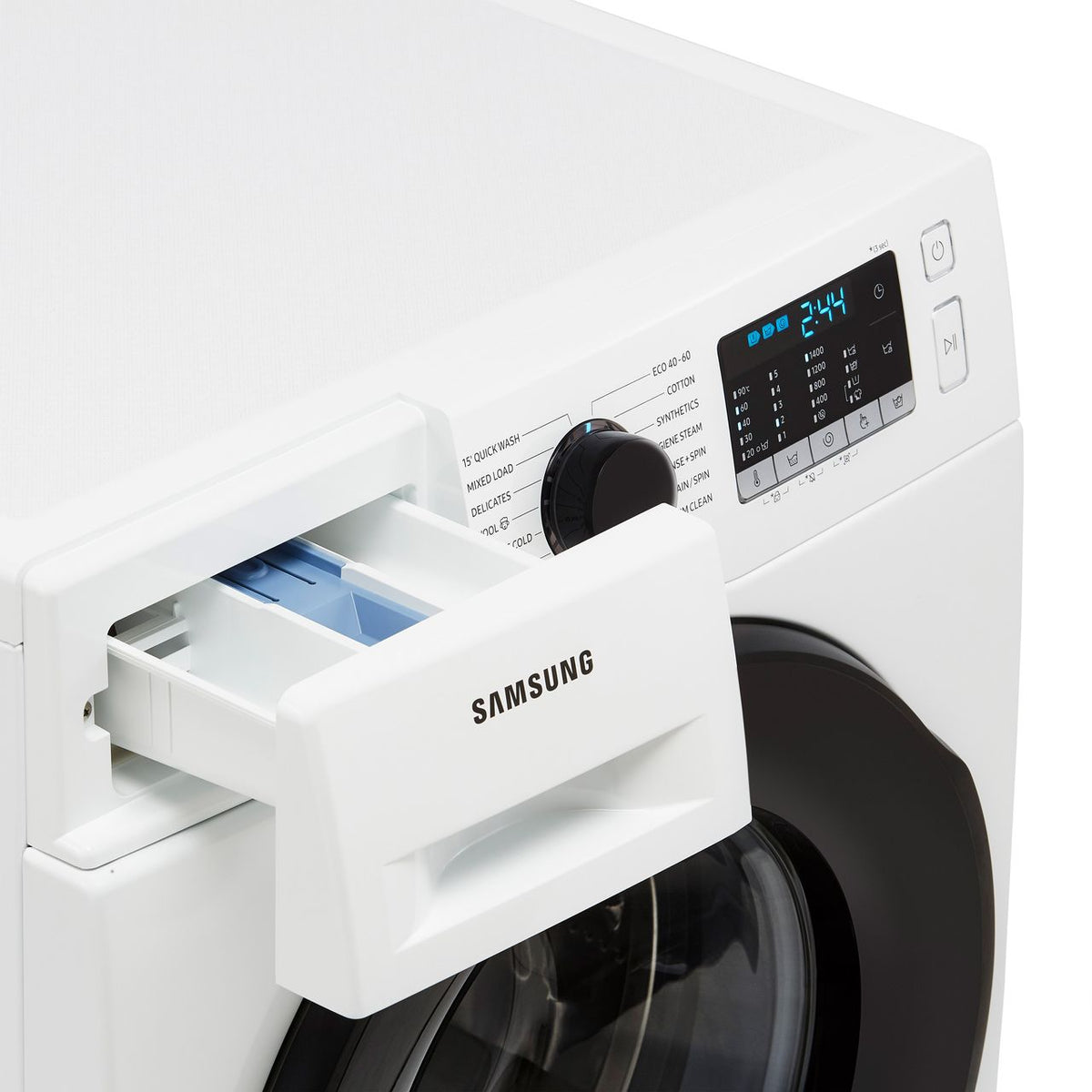 Samsung Series 5 ecobubble™ WW90TA046AE 9kg Washing Machine with 1400 rpm - White - A Rated