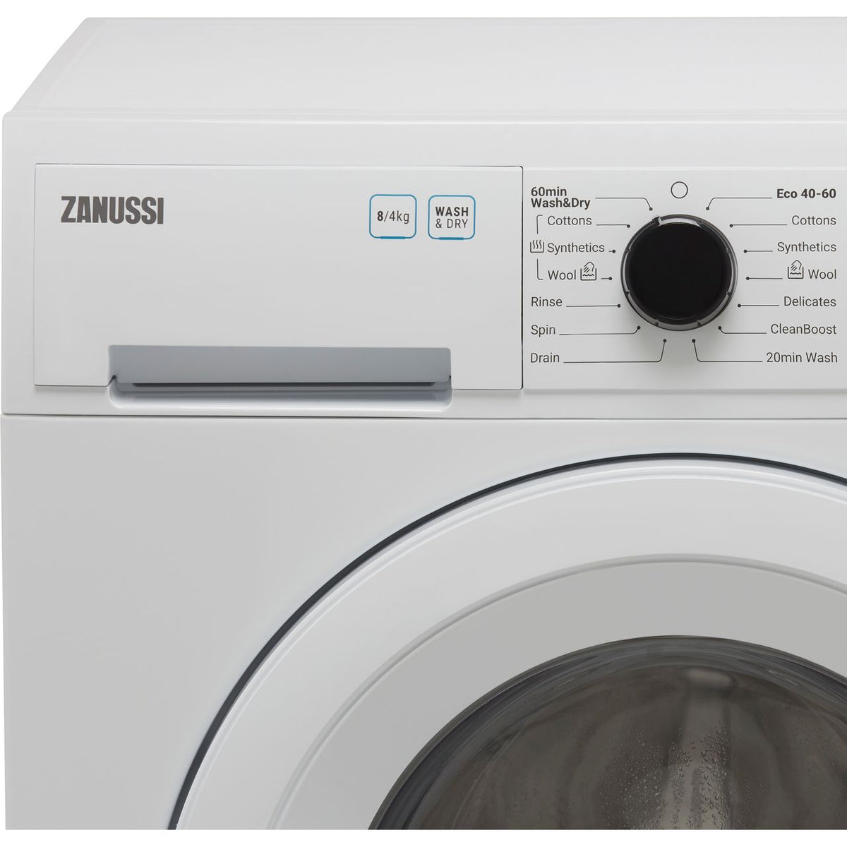 Zanussi ZWD86NB4PW 8Kg - 4Kg Washer Dryer with 1600 rpm - White - E Rated