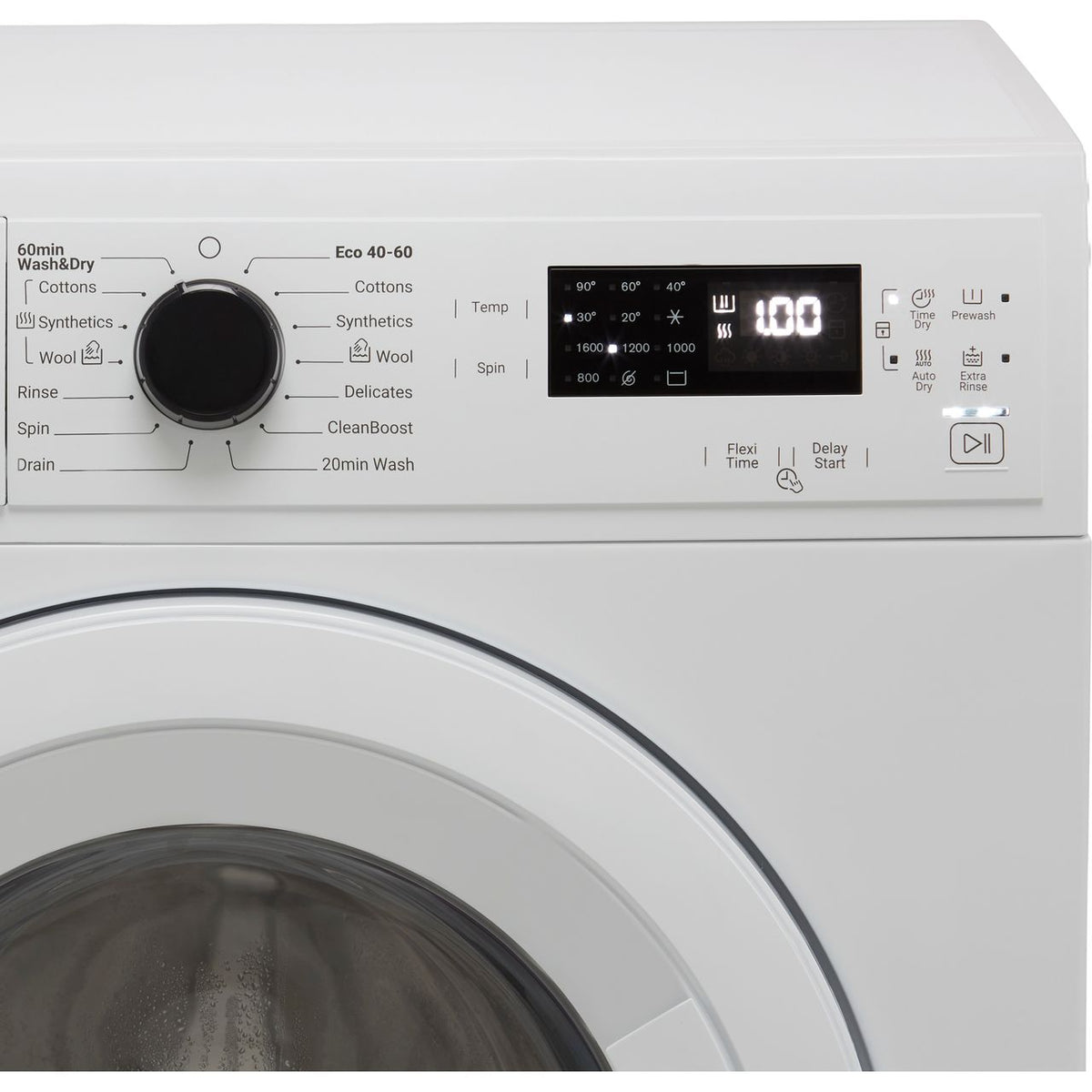 Zanussi ZWD86NB4PW 8Kg - 4Kg Washer Dryer with 1600 rpm - White - E Rated