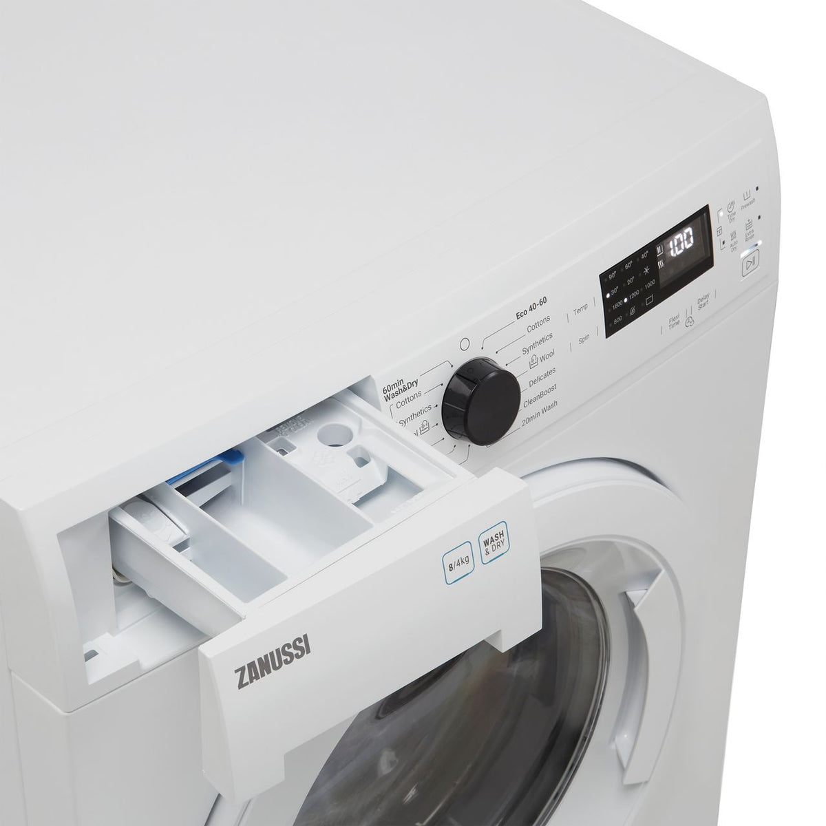 Zanussi ZWD86NB4PW 8Kg - 4Kg Washer Dryer with 1600 rpm - White - E Rated